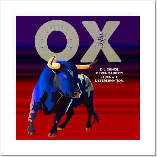 The Ox, Zodiac Posters and Art